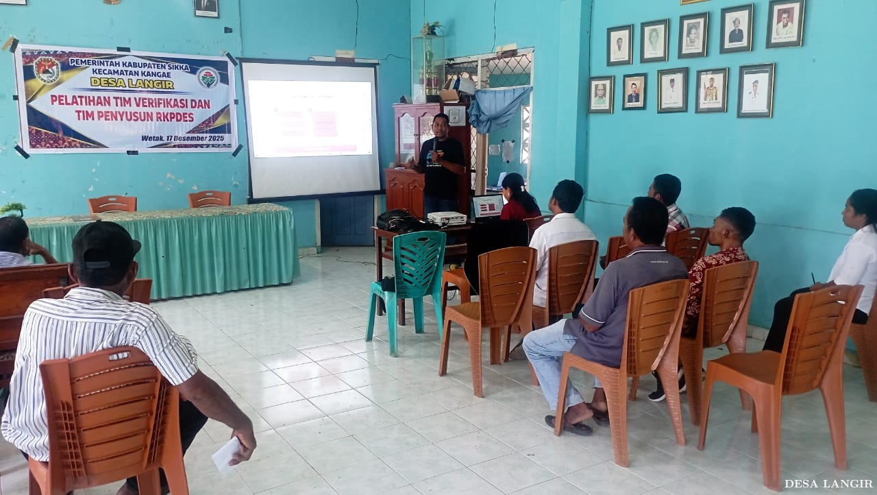 PELATIHAN TIM VERIFIKASI DAN PENYUSUN RKPDES TAHUN 2026