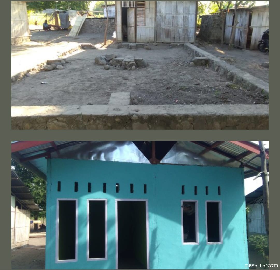 KONSTRUKSI RUMAH BAMBU SEMEN TA. 2019 MAGEDOA