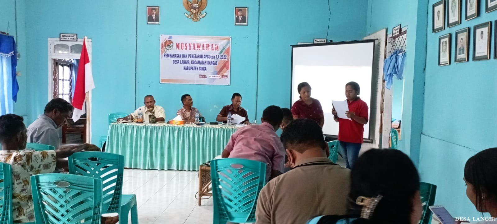 PENETAPAN APBDES TA. 2022 DESA LANGIR