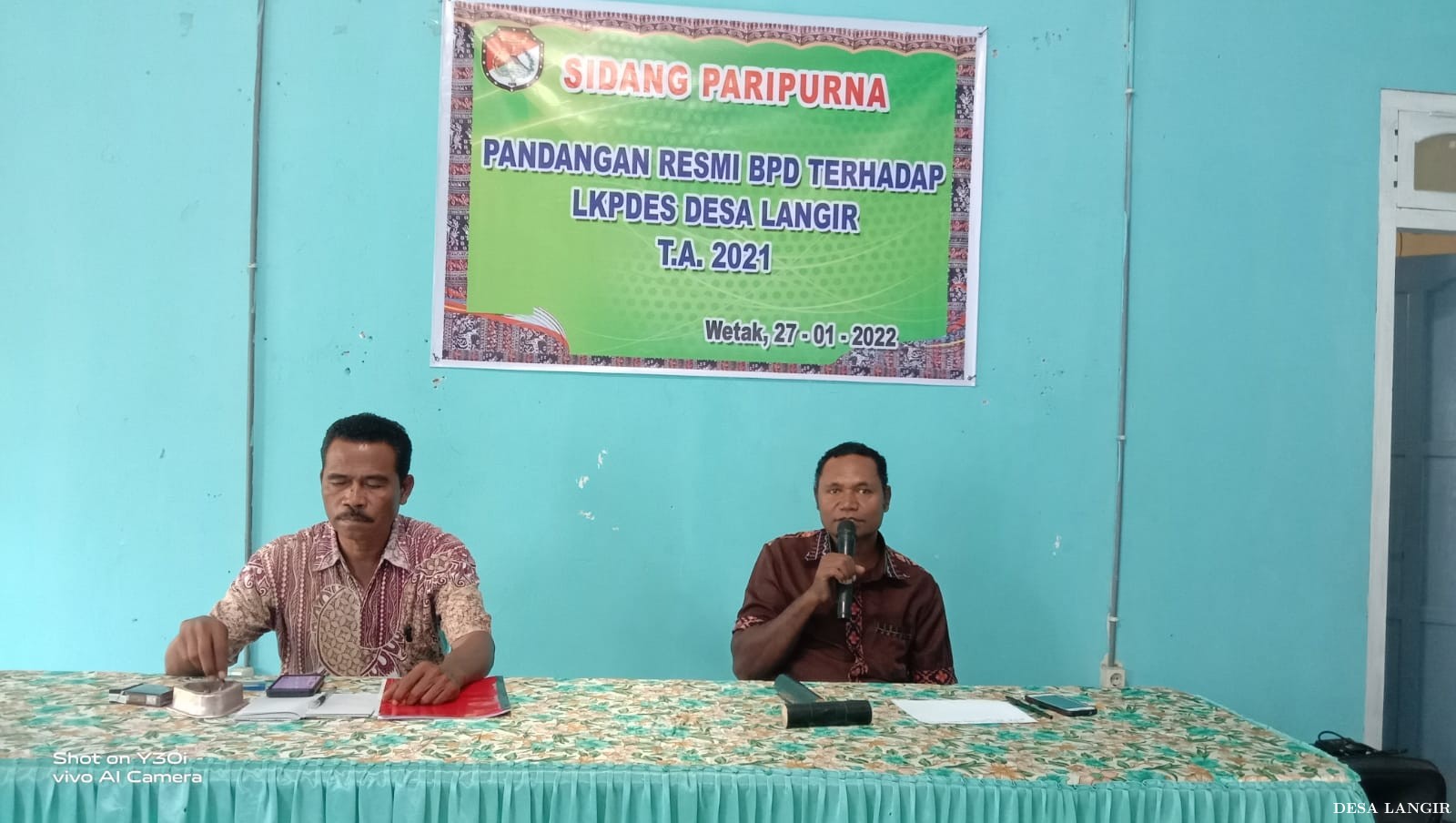 SIDANG PARIPURNA LKPDES LANGIR 2022