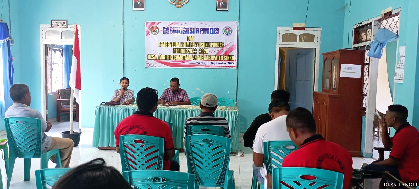 SOSIALISASI RPJMDES KEPALA DESA LANGIR PERIODE 2022-2028