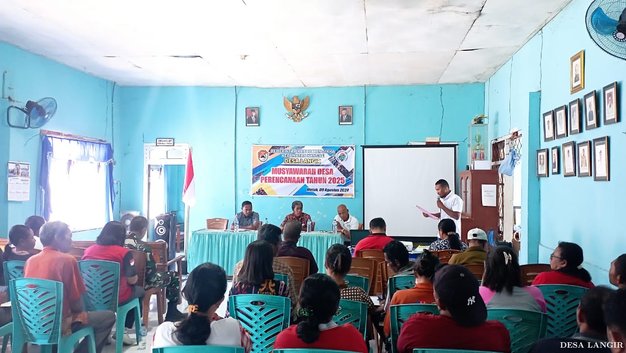 MUSYAWARAH DESA PERENCANAAN TAHUN ANGGARAN 2025 DESA LANGIR