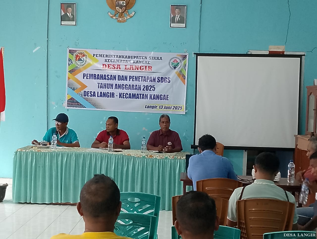 PEMBAHASAN DAN PENETAPAN SDGS DESA LANGIR TAHUN 2025
