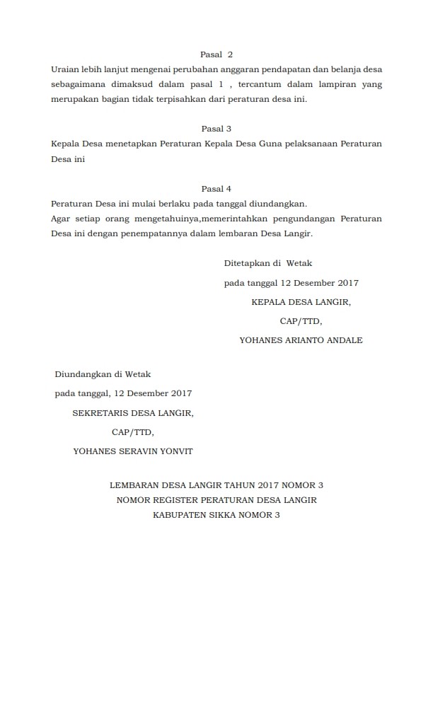 PERDES 3 TAHUN 2017